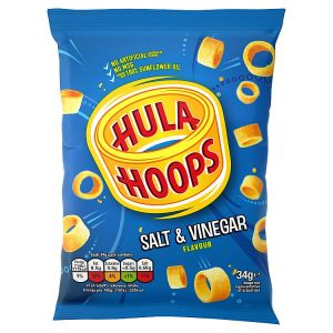 HULA HOOPS SALT & VINEGAR 34G