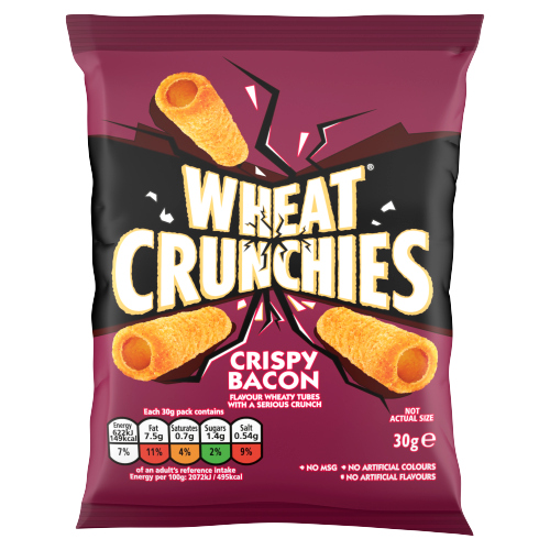 WHEAT CRUNCHIES BACON CRISPS 30G