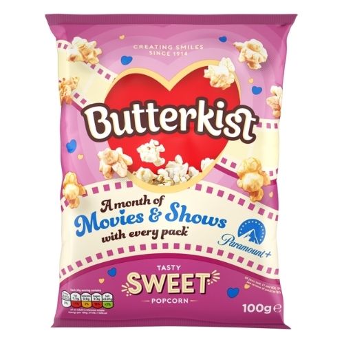 BUTTERKIST TASTY SWEET POPCORN 100G