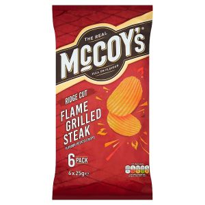 MCCOY'S FLAME GRILLED STEAK 6PK 25G