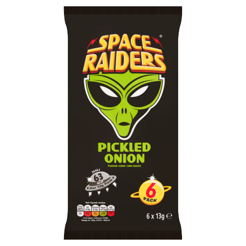 SPACE RAIDERS PICKLED ONION 6PK 13G