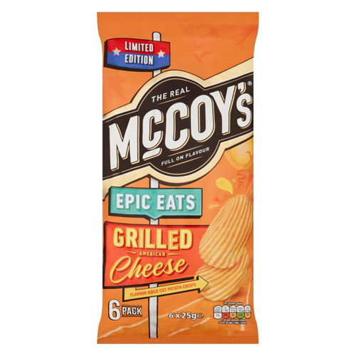 MCCOY'S EPIC EATS GRILLED CHEESE CRISPS 6PK 25G