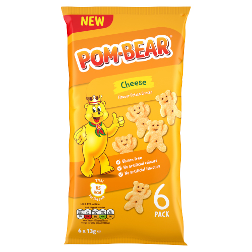 POM-BEAR CHEESE 6PK 13G