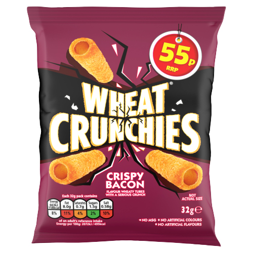 WHEAT CRUNCHIES CRISPY BACON PMP 55P 32G