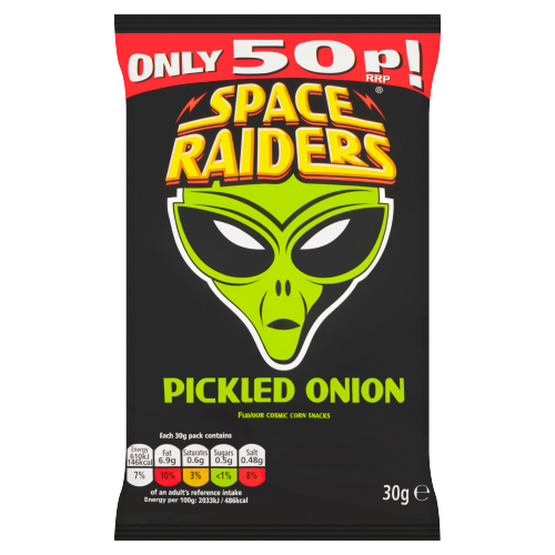 SPACE RAIDERS PICKLED ONION PMP 50P 25G