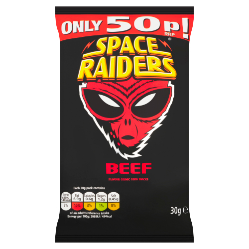 SPACE RAIDERS BEEF PMP 50P 25G