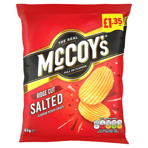 MCCOY'S READY SALTED PMP £1.35 65G