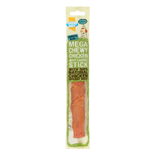 GOOD BOY PAWSLEY & CO. MEGA CHEWY CHICKEN WITH CARROT STICK 100G