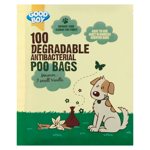 GOOD BOY DEGRADABLE POO 100 BAGS