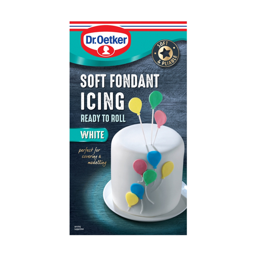 DR.OETKER READY TO ROLL WHITE SOFT FONDANT ICING 454G