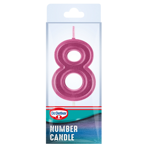 DR.OETKER NUMBER EIGHT CANDLE 5G