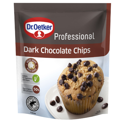 DR.OETKER REAL CHOCOLATE CHIPS DARK 750G