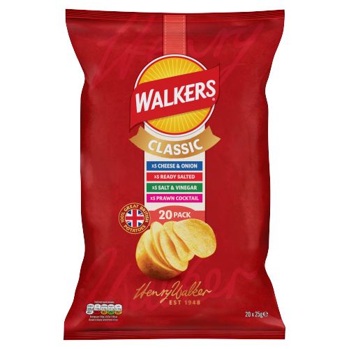 WALKERS CLASSIC 20PK 25G