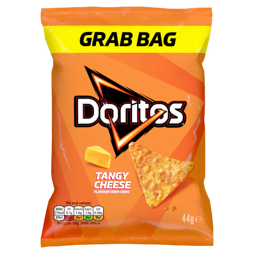 DORITOS TANGY CHEESE CRISPS GRAB BAG TORTILLA CHIPS NHFSS 44G