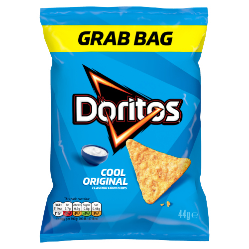 DORITOS COOL ORIGINAL CRISPS GRAB BAG TORTILLA CHIPS NHFSS 44G