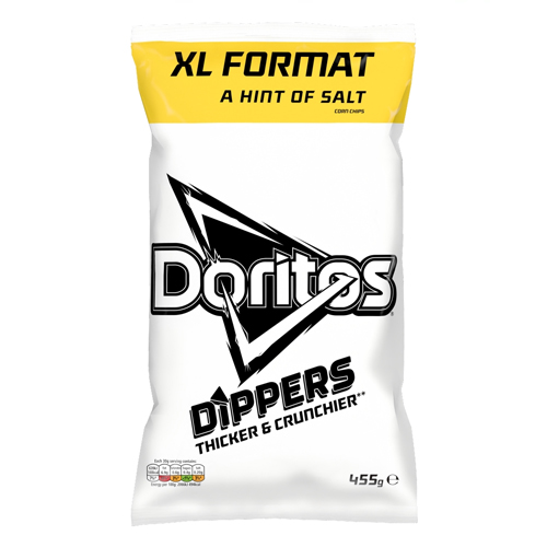 DORITOS LIGHTLY SALTED 455G