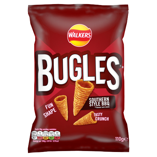 WALKERS BUGLES SOUTHERN STYLE BBQ 110G