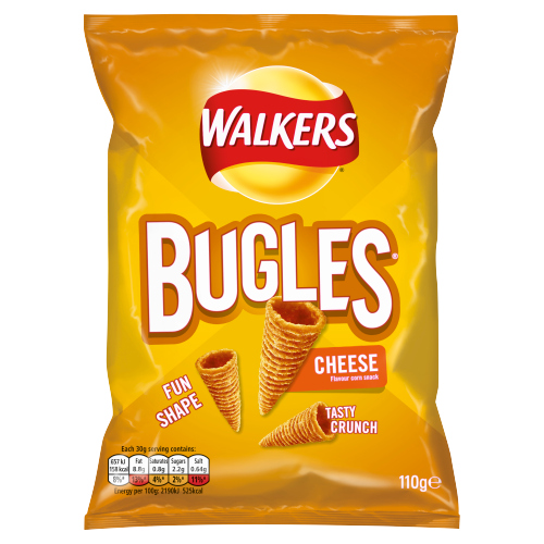 WALKERS BUGLES CHEESE SHARING SNACKS 110G