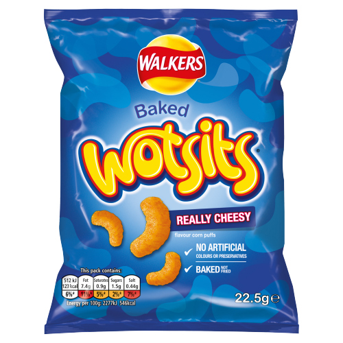 WALKERS WOTSITS REALLY CHEESY SNACKS 22.5G