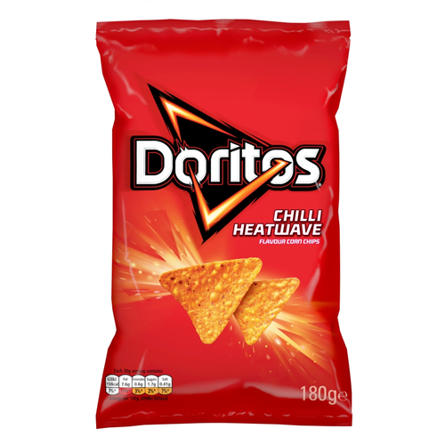 DORITOS CHILLI HEATWAVE TORTILLA CHIPS 180G