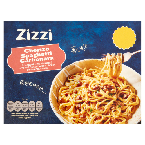 ZIZZI CHORIZO SPAGHETTI CARBONARA 400G
