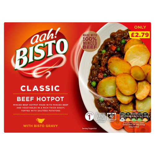 BISTO CLASSIC BEEF HOTPOT PMP £2.79 375G