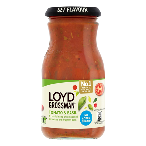 LOYD GROSSMAN TOMATO & BASIL SAUCE 660G