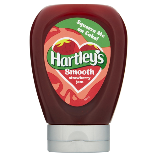 HARTLEY'S SMOOTH STRAWBERRY SQUEEZY JAM 340G