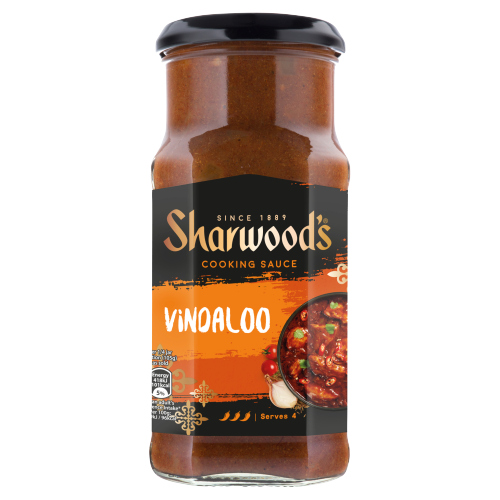SHARWOOD'S INDIAN VINDALOO CURRY COOKING SAUCE 420G