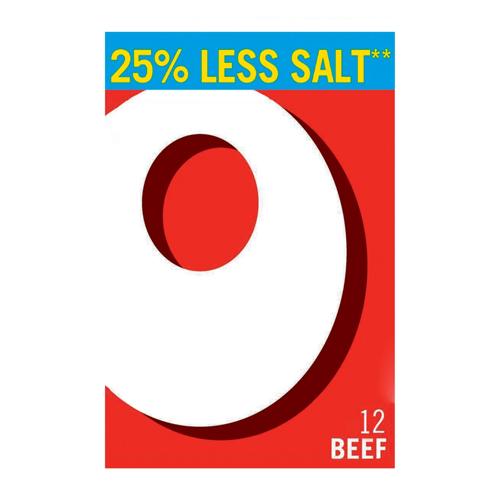 OXO REDUCED SALT BEEF STOCK CUBES 12 71G