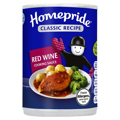 HOMEPRIDE CLASSIC RECIPE RED WINE COOKING SAUCE 400G
