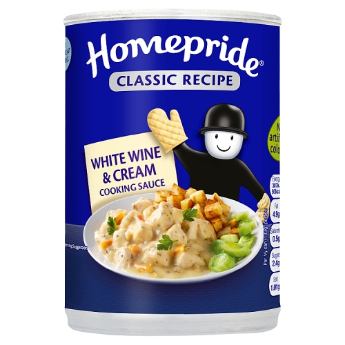 HOMEPRIDE WHITE WINE & CREAM COOKING SAUCE 400G