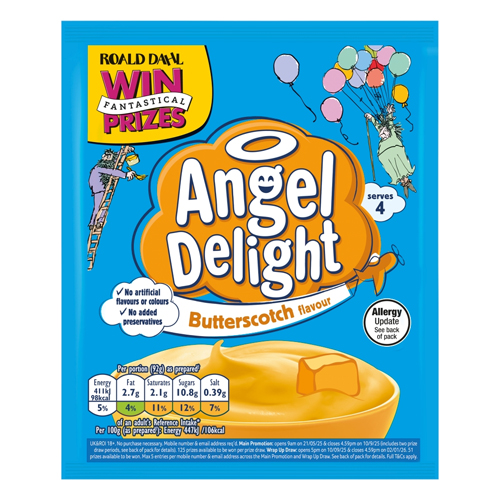 ANGEL DELIGHT BUTTERSCOTCH INSTANT DESSERT 59G
