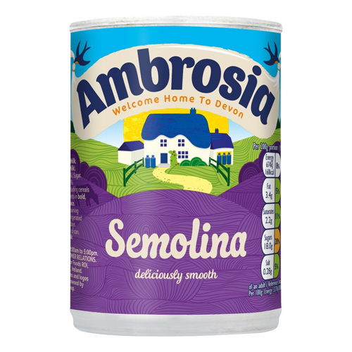 AMBROSIA SEMOLINA DESSERT CAN 400G