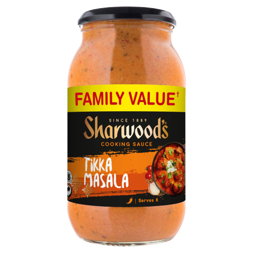 SHARWOOD'S INDIAN TIKKA MASALA CURRY COOKING SAUCE 720G