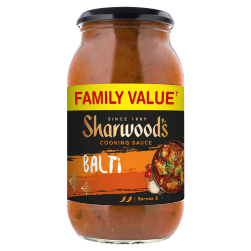 SHARWOOD'S INDIAN FAMILY VALUE BALTI CURRY COOKING SAUCE 720G