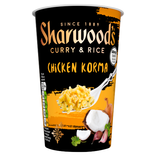 SHARWOOD'S CURRY & RICE CHICKEN KORMA 70G