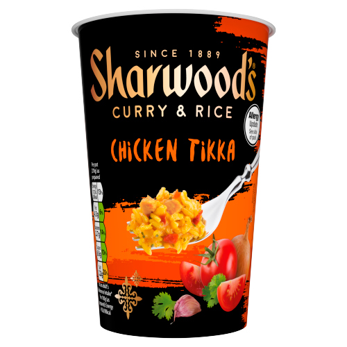 SHARWOOD'S CURRY & RICE CHICKEN TIKKA 70G