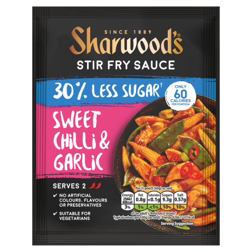 SHARWOOD'S SWEET CHILLI 30% LS STIR FRY 120G