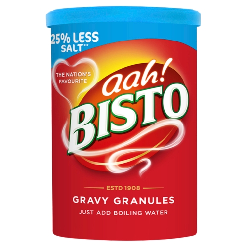 BISTO GRAVY GRANULES BEEF REDUCED SALT 190G