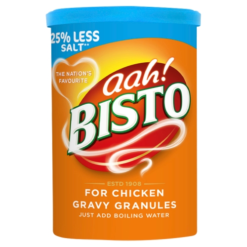 BISTO GRAVY GRANULES CHICKEN REDUCED SALT 190G