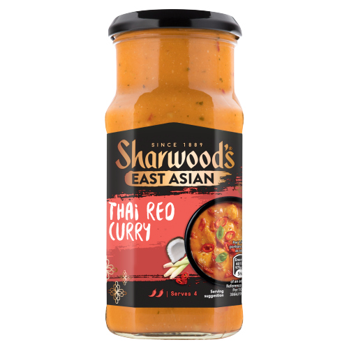 SHARWOOD'S EAST ASIAN THAI RED CURRY COOKING SAUCE 415G/NFEU/