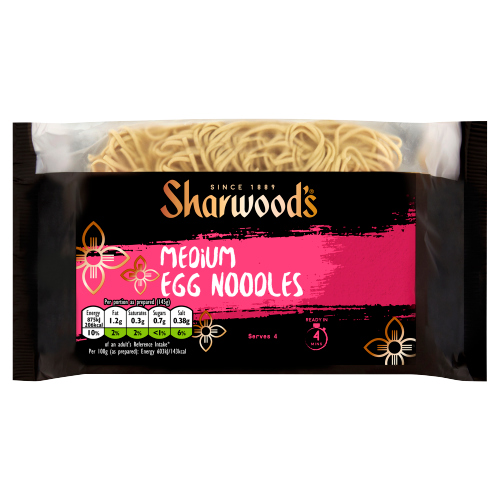SHARWOOD'S MEDIUM EGG NOODLES 6X 226G