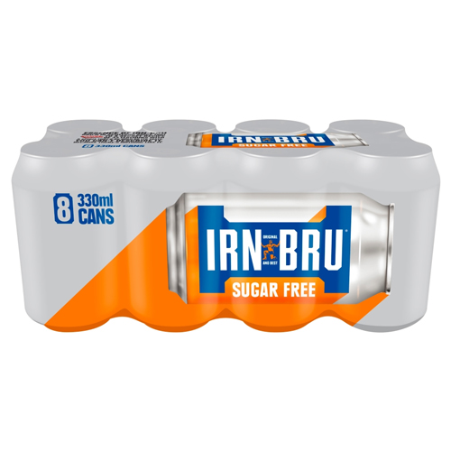 IRN-BRU SUGAR FREE 8PK 330ML