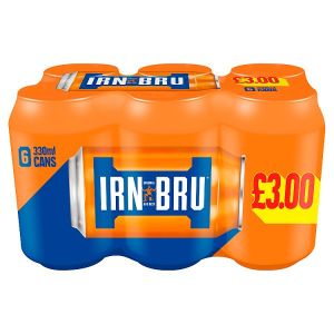 IRN BRU REGULAR 6PK PMP £3 330ML