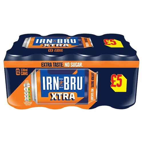 IRN-BRU XTRA PMP £5.00 12PK 330ML