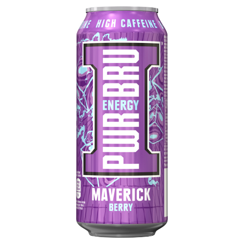 PWR-BRU MAVERICK BERRY 500ML