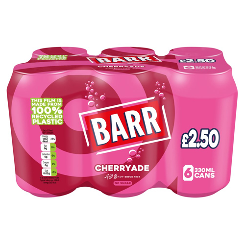 BARR CHERRYADE PMP £2.50 6PK 330ML