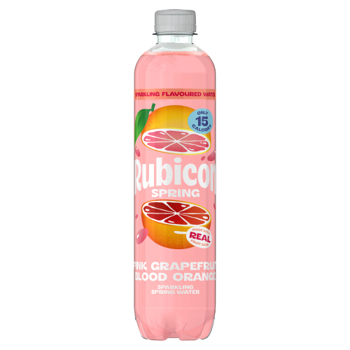 RUBICON SPRING SPARKLING PINK GRAPEFRUIT BLOOD ORANGE 500ML