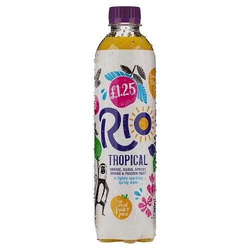 RIO TROPICAL REAL FRUIT & JUICE PMP £1.25 500ML